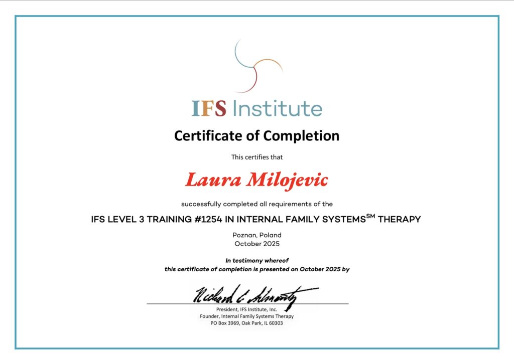 Zertifikat IFS Level 3 Laura Milojevic